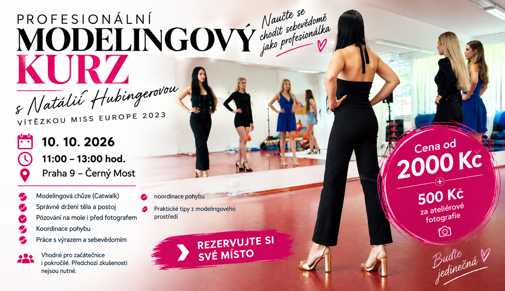 Modeling nen� jen o vzhledu. Spr�vn� ch�ze, dr�en� t�la a sebev�dom� se daj� nau�it