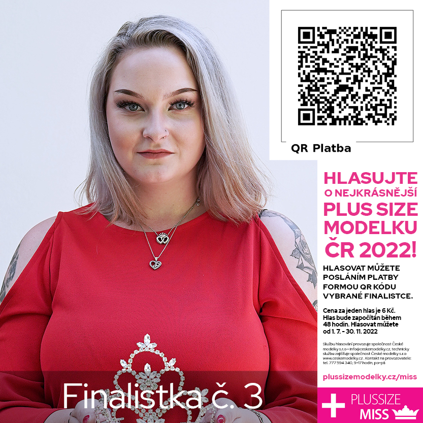 Anna Salounov finalistka .3 soute Miss Plus size modelky R 2022