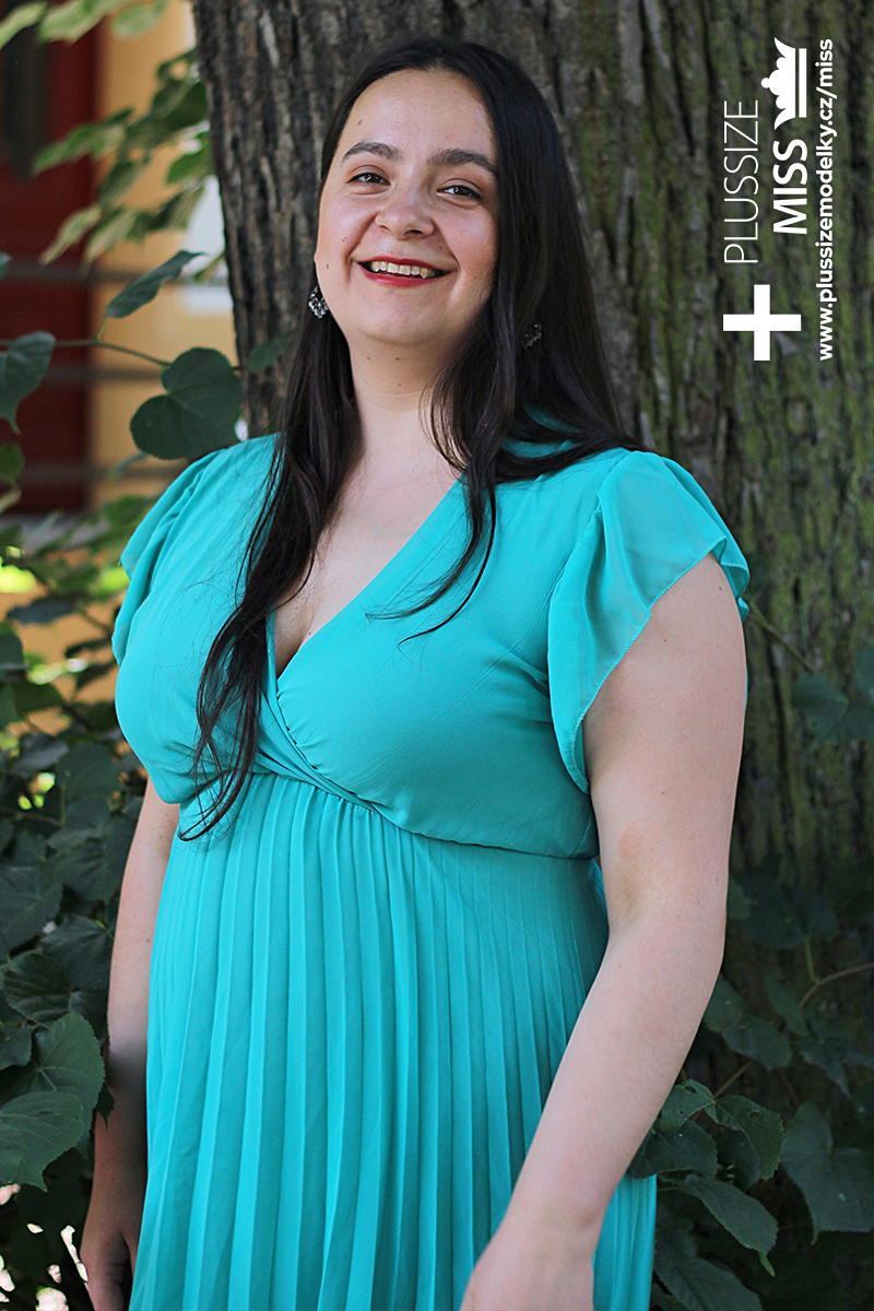 Natálie Jeníčková finalistka s číslem 1 soutěže Miss Plus Size modelky ČR 2024