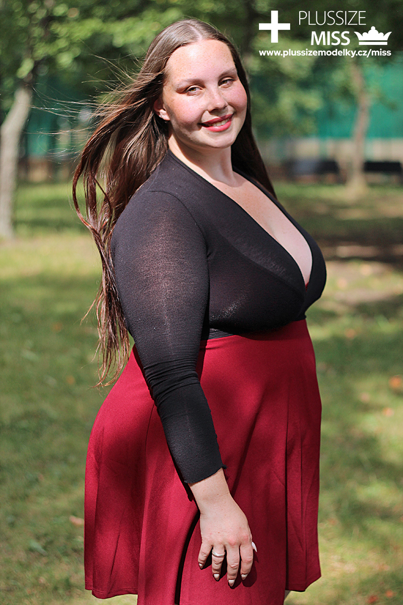 Vendula Šimšová finalistka s číslem 2 soutěže Miss Plus Size modelky ČR 2024