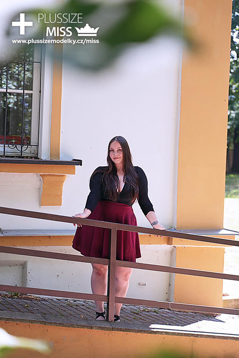 Vendula Šimšová finalistka s číslem 2 soutěže Miss Plus Size modelky ČR 2024