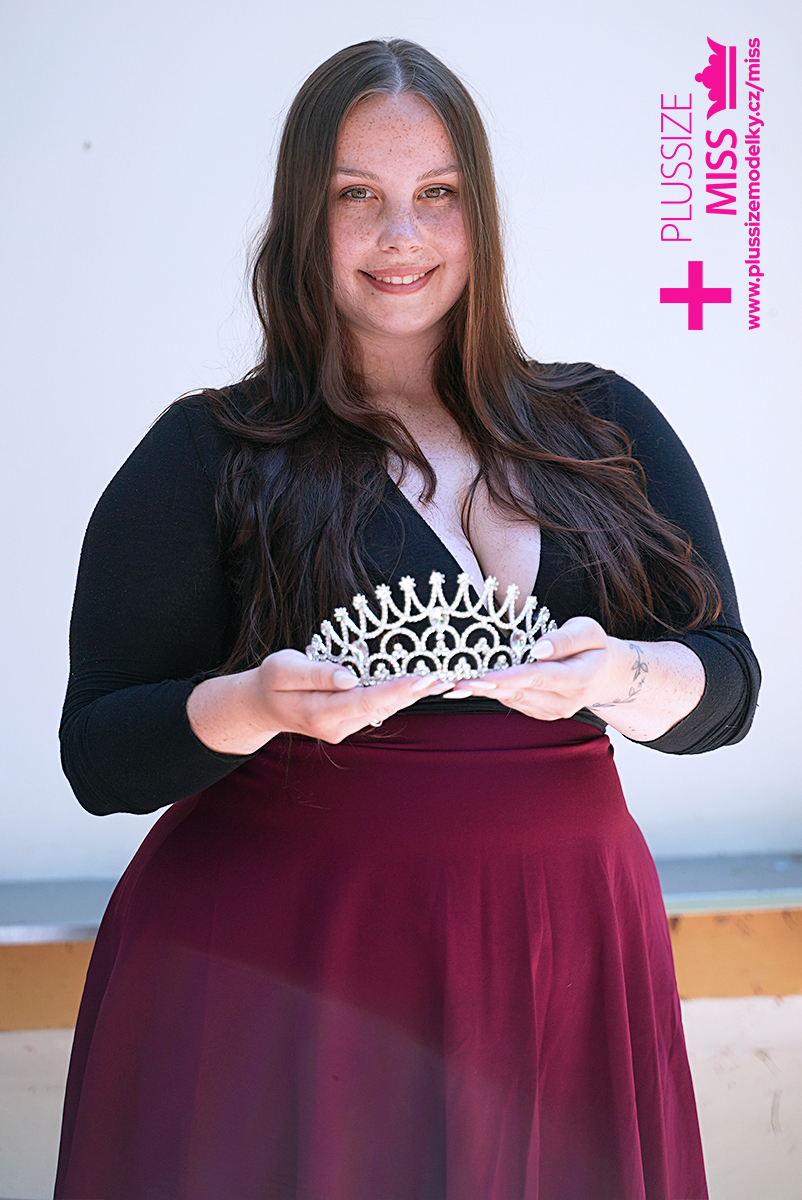 Vendula Šimšová finalistka s číslem 2 soutěže Miss Plus Size modelky ČR 2024