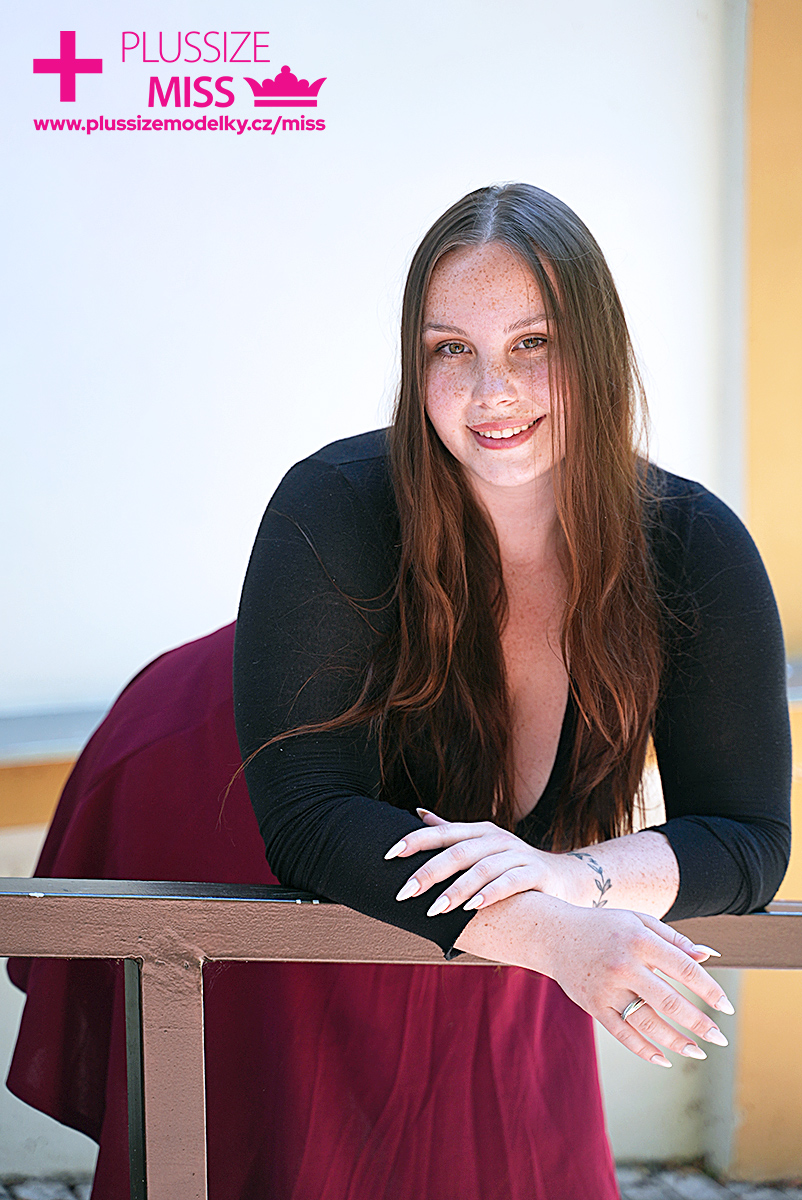 Vendula Šimšová finalistka s číslem 2 soutěže Miss Plus Size modelky ČR 2024