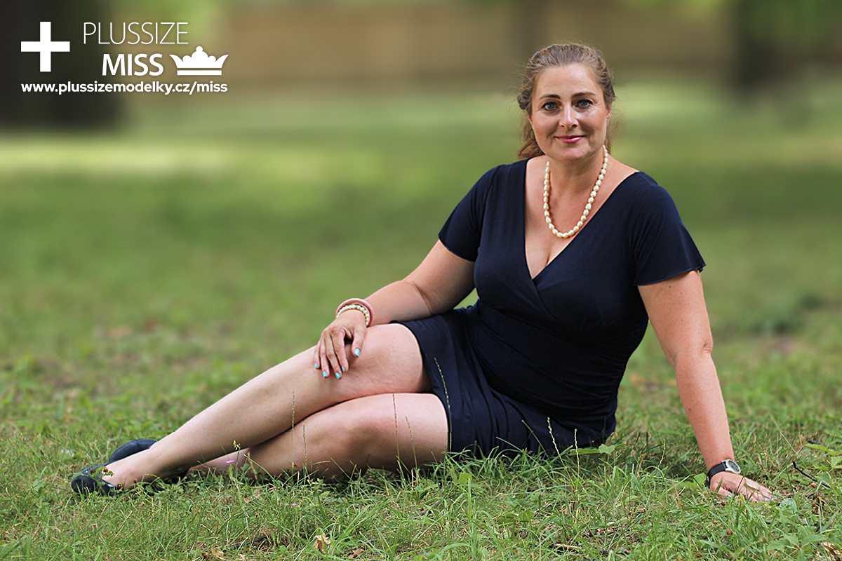 Pavlína Kodymová finalistka s číslem 3 soutěže Miss Plus Size modelky ČR 2024