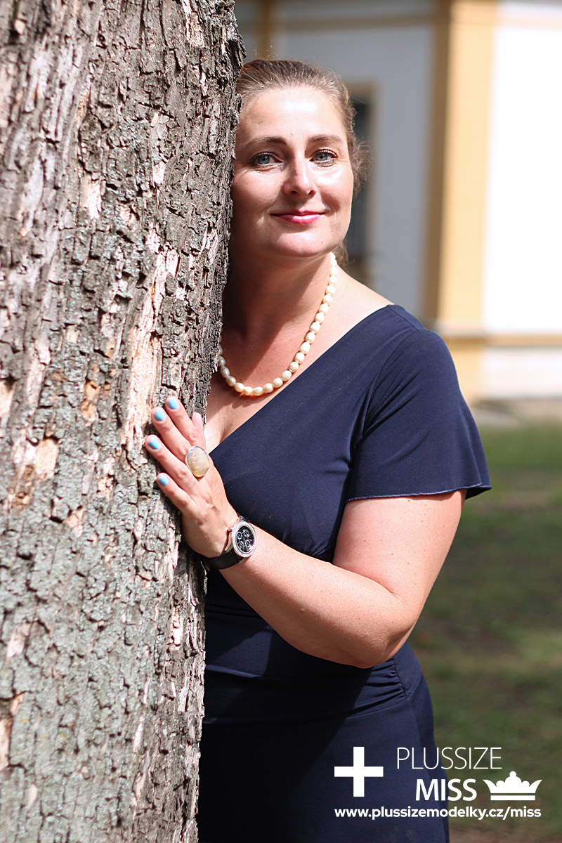 Pavlína Kodymová finalistka s číslem 3 soutěže Miss Plus Size modelky ČR 2024