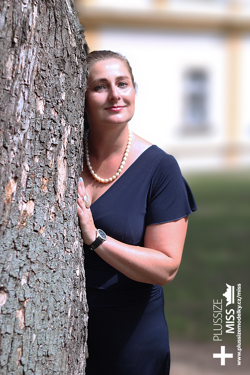 Pavlína Kodymová finalistka s číslem 3 soutěže Miss Plus Size modelky ČR 2024