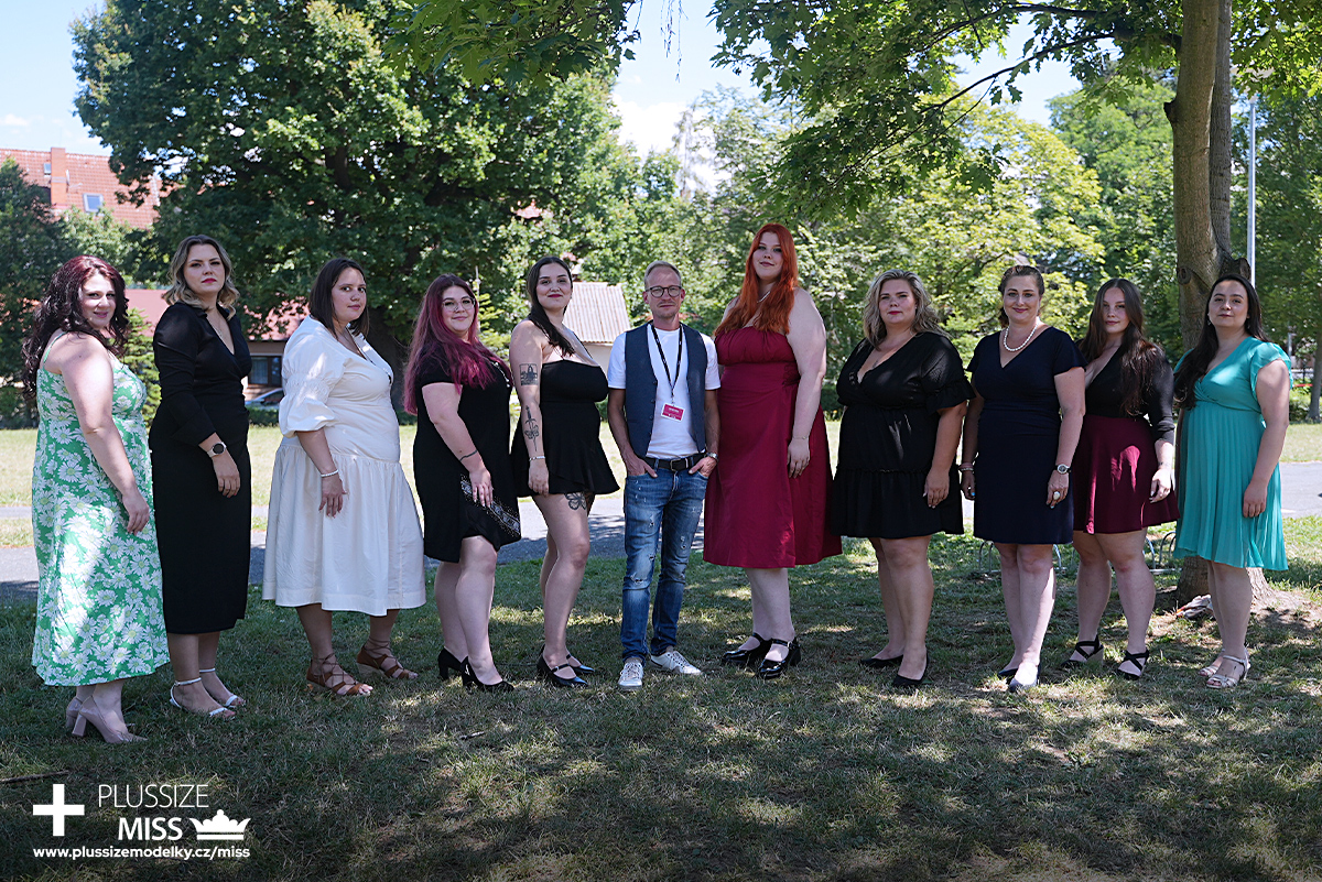 Pavlína Kodymová finalistka s číslem 3 soutěže Miss Plus Size modelky ČR 2024