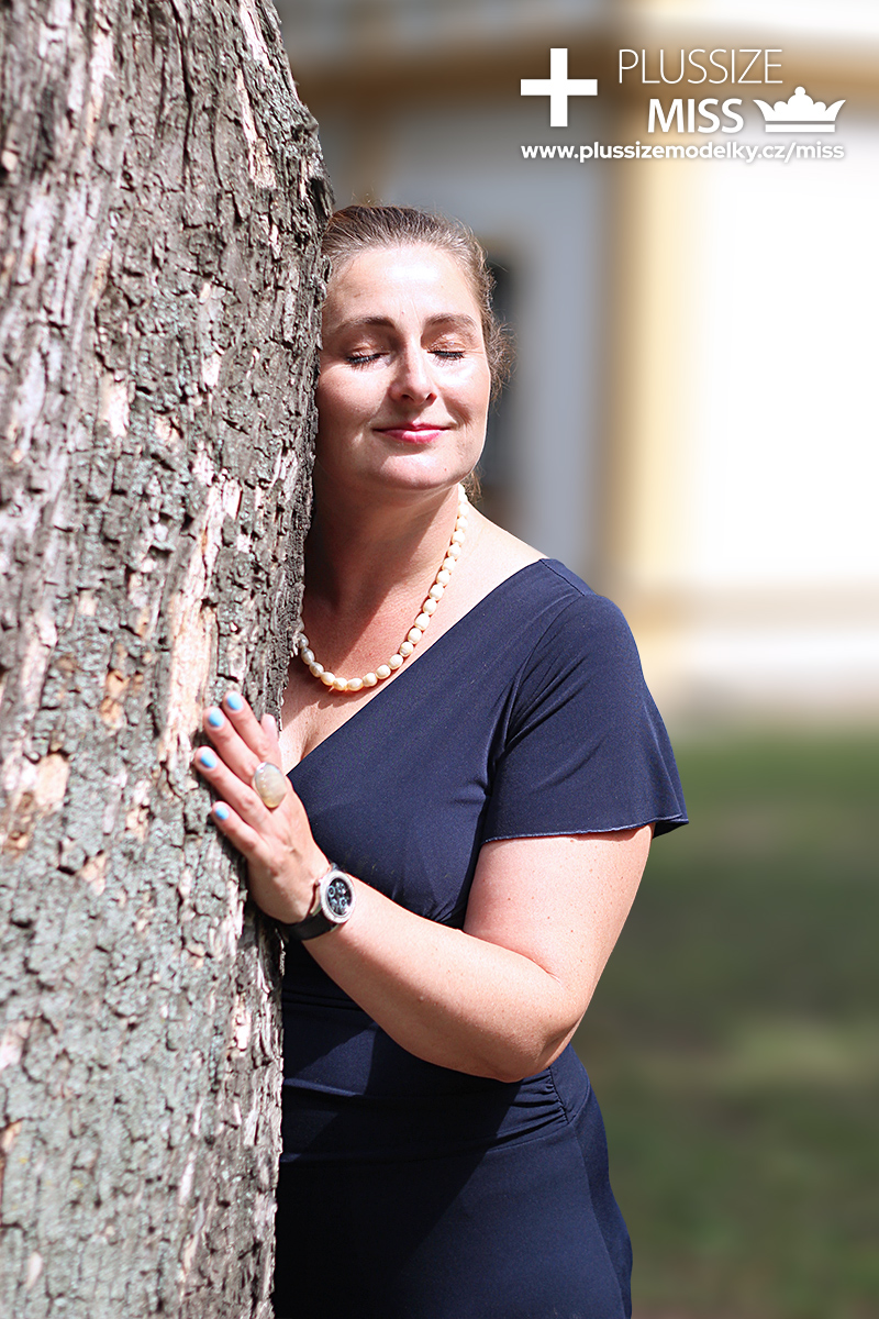 Pavlína Kodymová finalistka s číslem 3 soutěže Miss Plus Size modelky ČR 2024