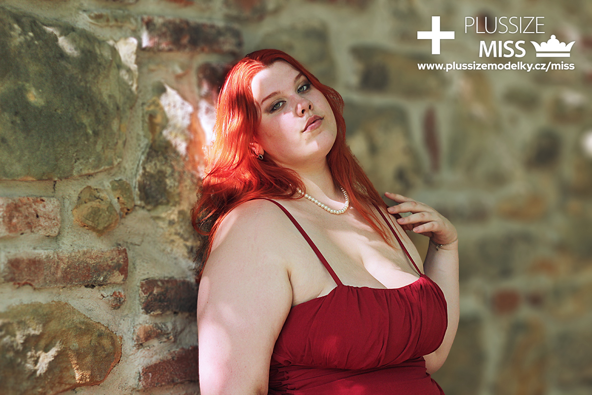 Karolína Koutná finalistka s číslem 5 soutěže Miss Plus Size modelky ČR 2024