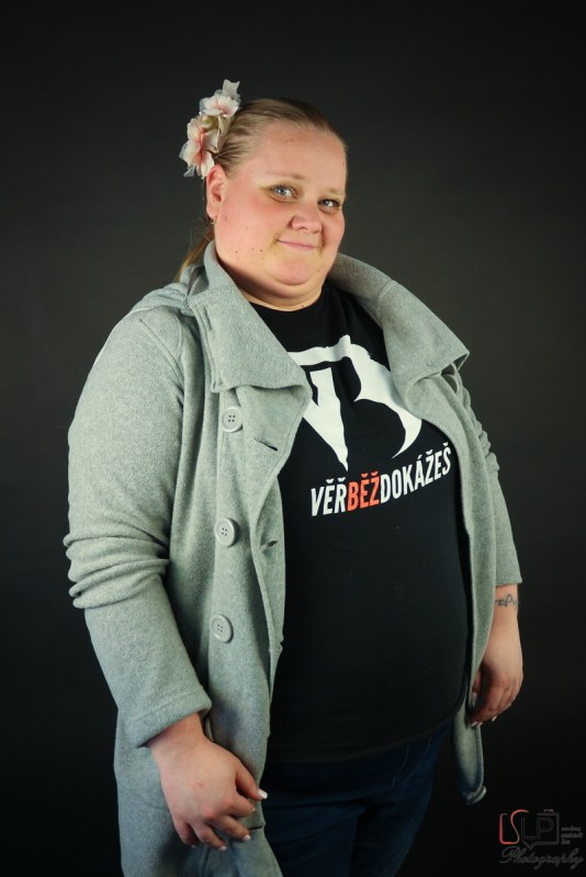 Plno�t�hl� modelky, plus size modelka, baculky