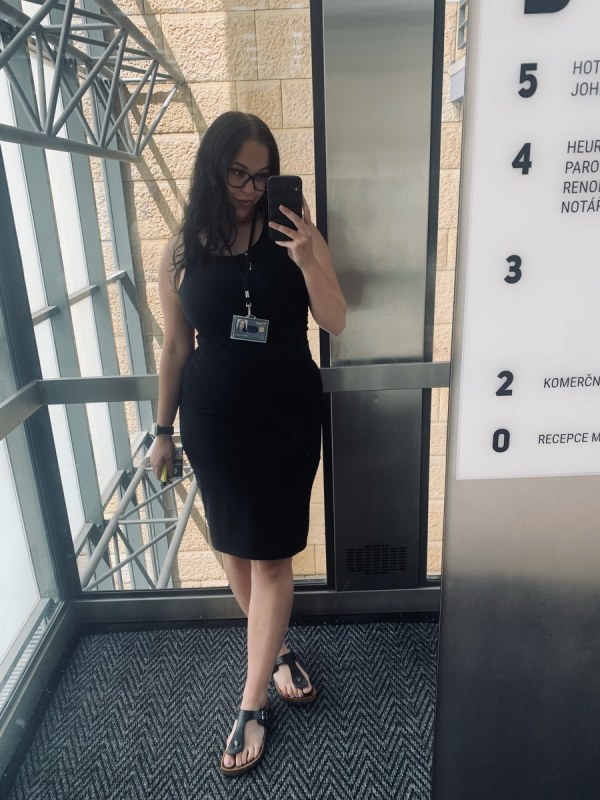 Plno�t�hl� modelky, plus size modelka, baculky