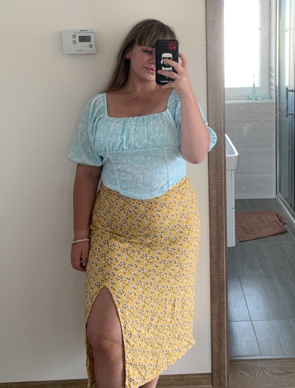 Plno�t�hl� modelky, plus size modelka, baculky