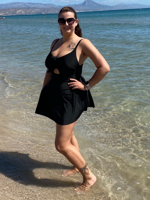 Plno�t�hl� modelky, plus size modelka, baculky