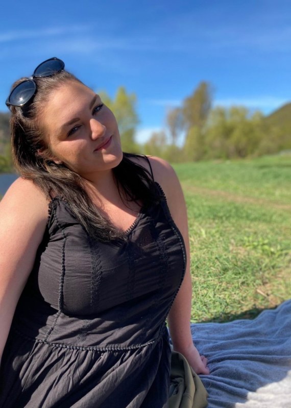 Plno�t�hl� modelky, plus size modelka, baculky