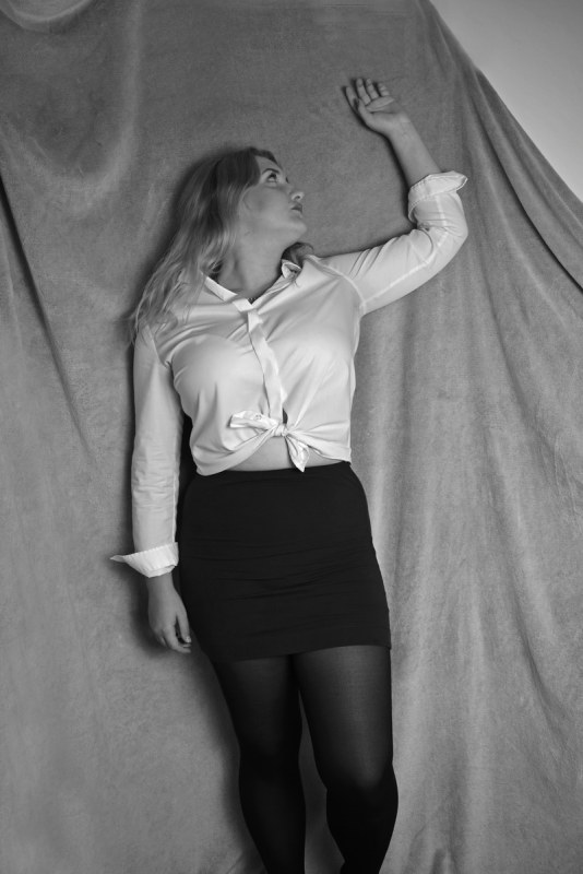 Plno�t�hl� modelky, plus size modelka, baculky