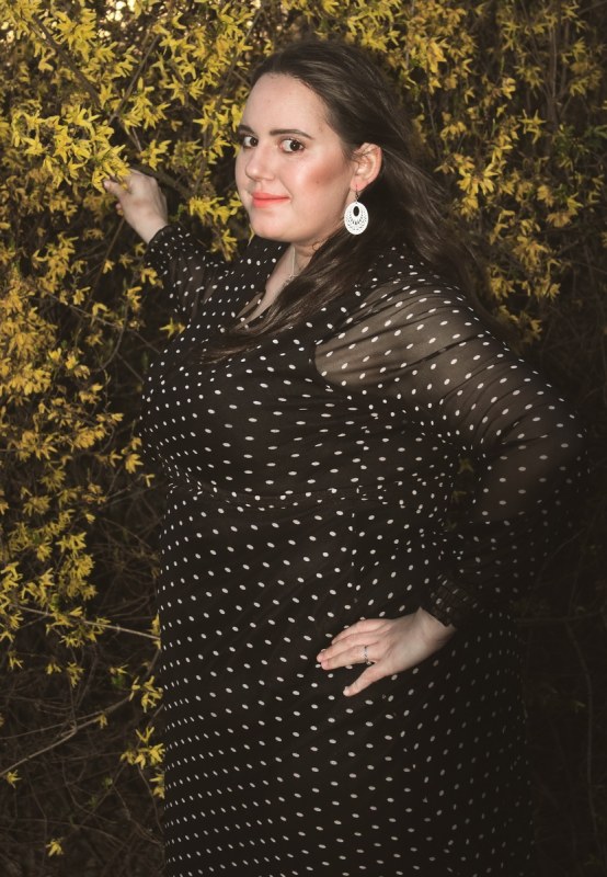 Plno�t�hl� modelky, plus size modelka, baculky