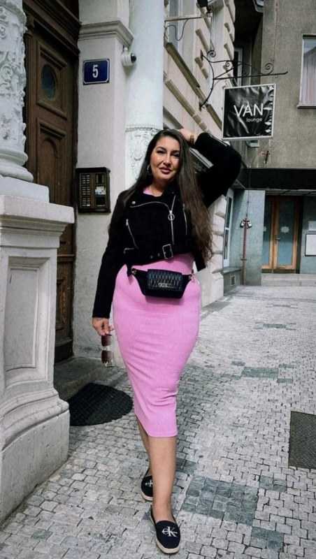 Plno�t�hl� modelky, plus size modelka, baculky